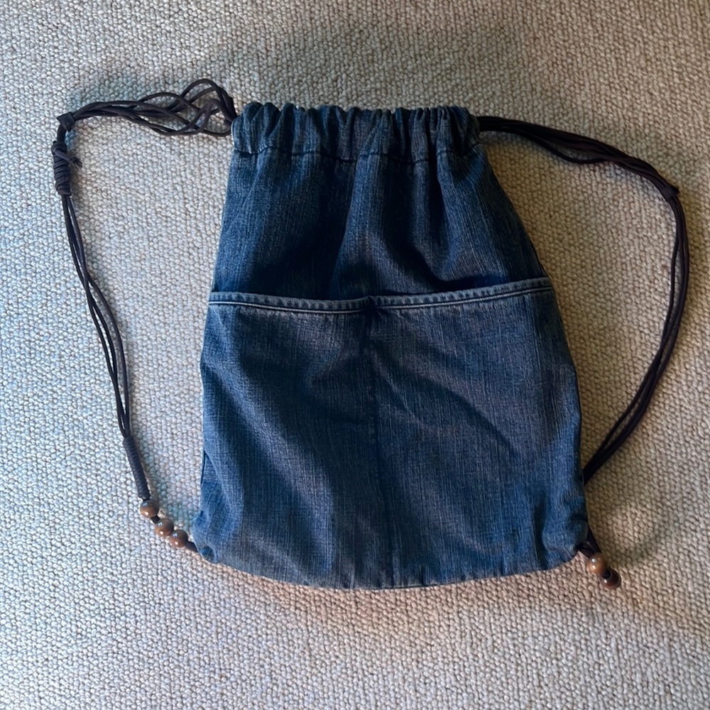 Blue Jean Backpack - image 1
